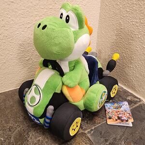 Plush - Super Mario Kart World, Yoshi Plush, 11 inch (NEW) - Nintendo